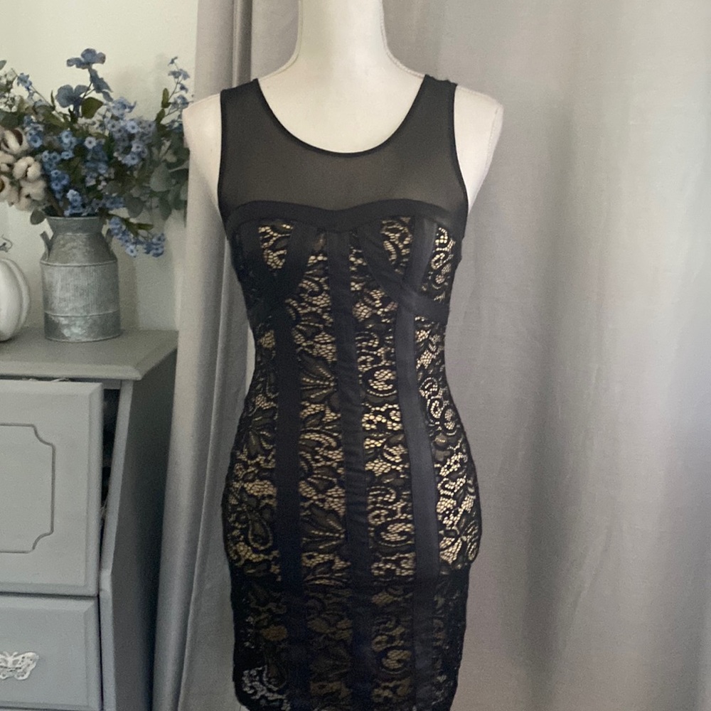 Lace dress mini dress